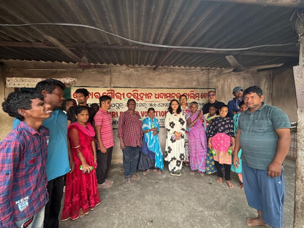 Green grocery, grocery and toiletries donated by Chetana A Mission Trust to blind Ashram