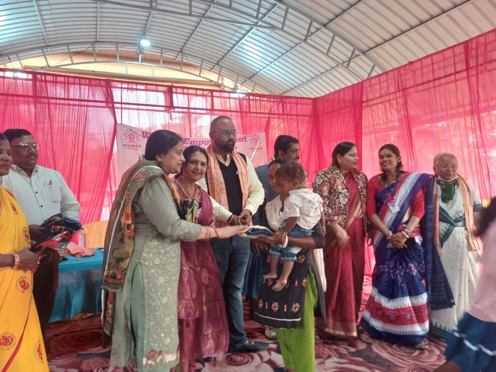 Women empowerment foundation donated clothes to needy people