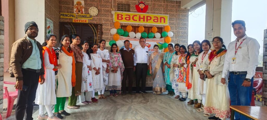 Republic day celebration at Bachpan school
