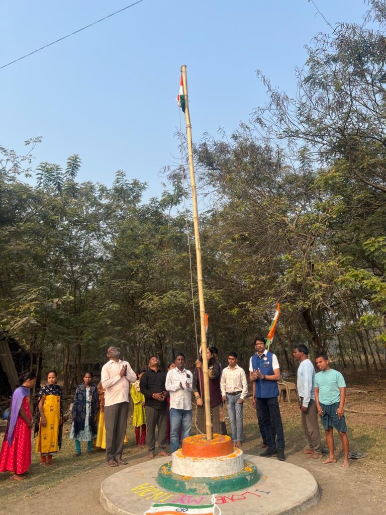 Republic day celebration at Blind organisation