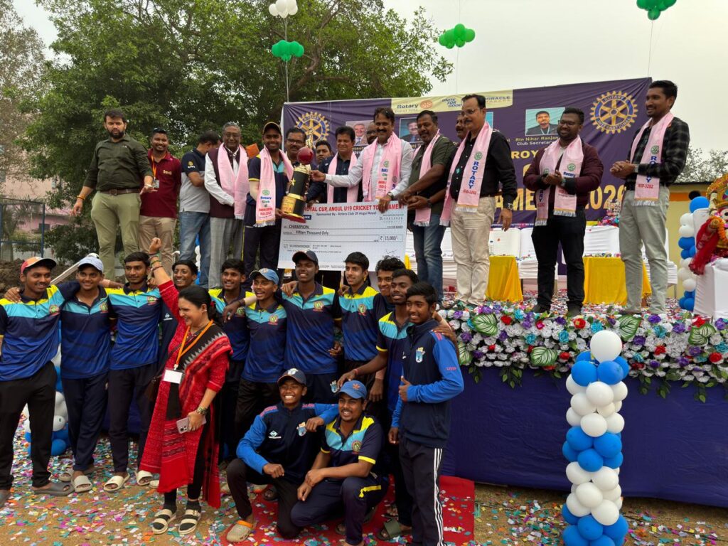 Organized cricket Tournament for u19to encourage sports bcoz we learn a lot of things during sports like patience, cooperation, teamwork etc