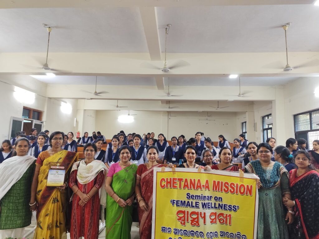 Swasthya sakhi menstrual hygiene awareness program at BED college,they are future teachers definitely this awareness ll spread by them