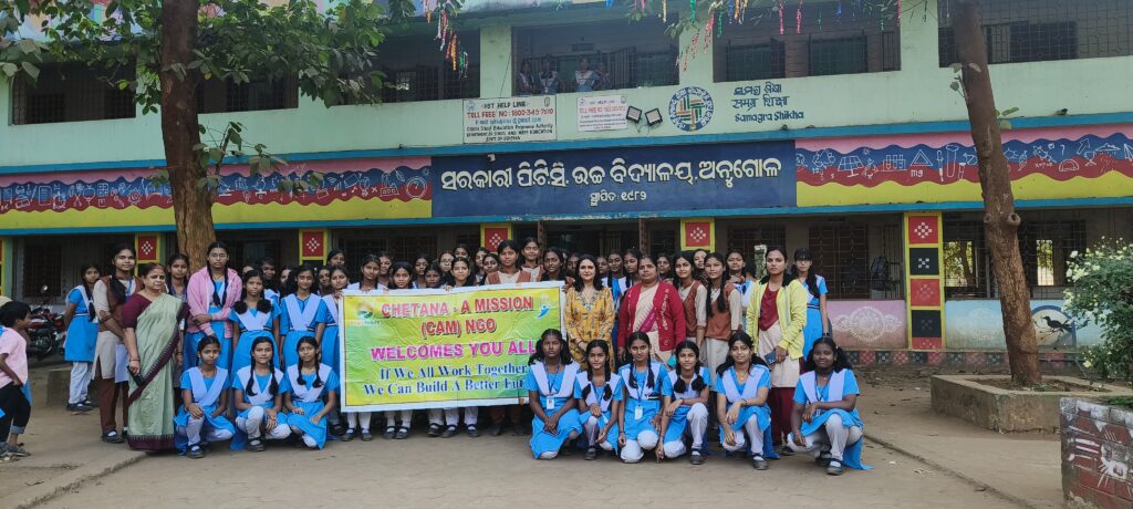 Swasthya sakhi menstrual hygiene awareness program at PTC govt High school for all girls and women to educate and create awareness regarding menstrual hygiene