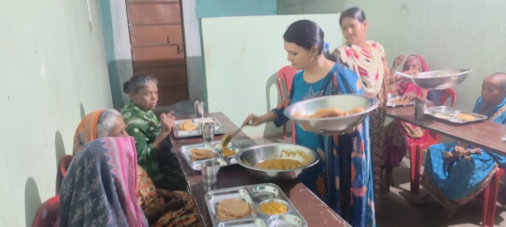 Organized by Chetana A Mission, sharing food is just not an act of charity,it is a powerful expression of humanity, dignity and collective responsibility.In a world where many people still struggle for basic meals sharing food becomes a bridge between privilege and need abundance and scarcity.It is also responsiblity.As members of a community we are inter connected our well being is tied to the well being of others.most importantly food distribution transforms moments into meaningful experiences celebrations become more joyful when they are shared.whether it is a festival, a birthday or a community event, including others in our happiness multiplies the joy and spreads positivity.Food distribution is not just about feeding hungry it is about nursing humanity