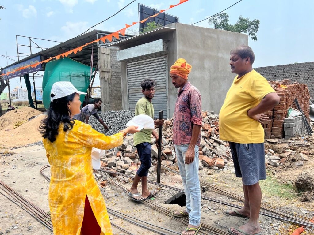 In an effort to protect and support our community during the intense summer heat, Chetana – A Mission successfully organized a Summer Cap Distribution Drive. The initiative aimed to provide relief to underprivileged individuals, daily wage workers, and children who are most vulnerable to heat-related challenges. As temperatures continue to rise, exposure to direct sunlight can lead to serious health issues such as dehydration and heatstroke. Keeping this in mind, our team distributed caps to help shield people from the harsh sun and promote awareness about summer safety. The event witnessed enthusiastic participation from volunteers who extended their support with dedication and compassion. Smiles on the faces of beneficiaries reflected the true spirit of care and humanity. This small step is part of our larger mission to ensure health, dignity, and well-being for all. “Together, we care. Together, we protect.”