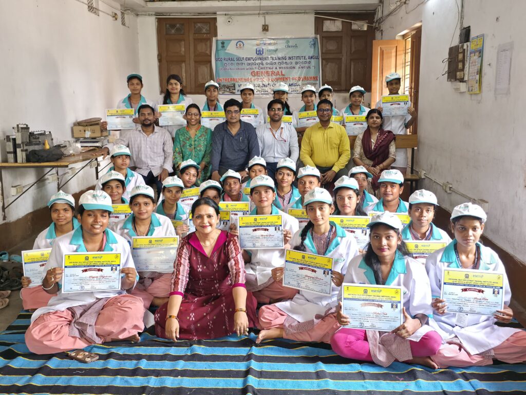 Organising vocational training for college girls to make them self sufficient and build their self confidence by chetana