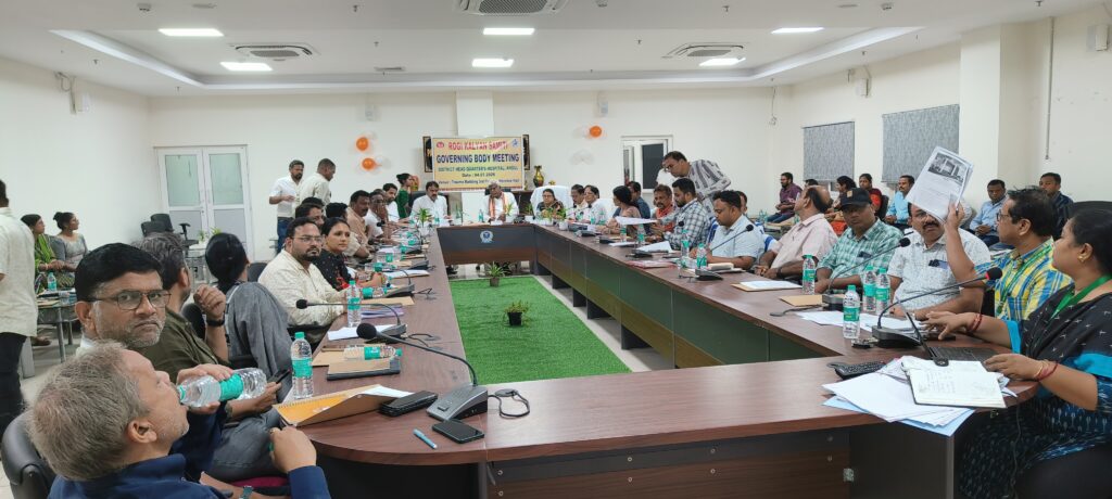 Governing body meeting at DHH Angul of Rogo Kalyan samiti to develop the system and try to give more facilities to the patients